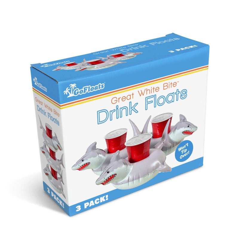 GoFloats Inflatable Pool and Hot Tub Drink Holders (3 Pack) (Choose - Unicorn, Flamingo, Palm Tree and More) - Image 4